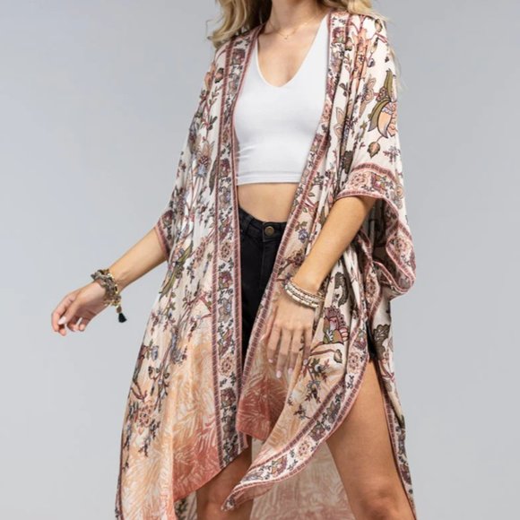 Dainty NYC Other - Viola Vintage Floral Kimono